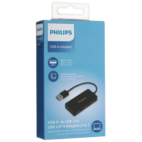 Купить USB-разветвитель Philips SWV3704/70  5616462. Характеристики, отзывы и цены в Донецке