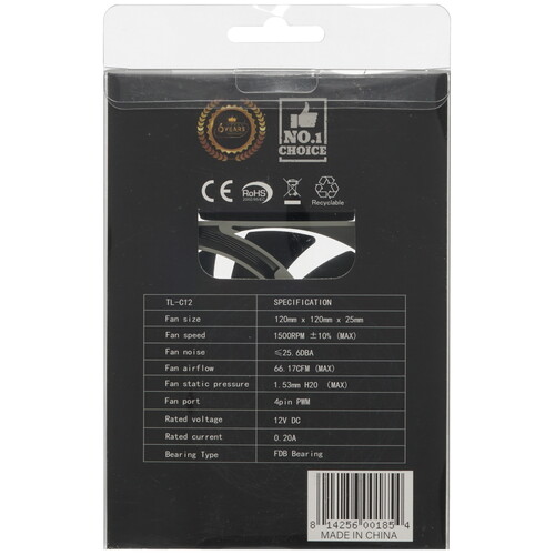 Купить Вентилятор Thermalright TL-C12  1603840. Характеристики, отзывы и цены в Донецке