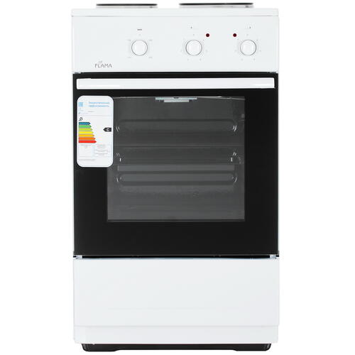 Купить Электрическая плита FLAMA CE 32011 W белый  9973269. Характеристики, отзывы и цены в Донецке