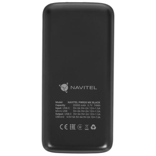 Купить Портативный аккумулятор NAVITEL PWR20 MX черный  5418722. Характеристики, отзывы и цены в Донецке