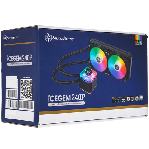 Купить Система охлаждения SilverStone IceGem 240P черная  5615536. Характеристики, отзывы и цены в Донецке