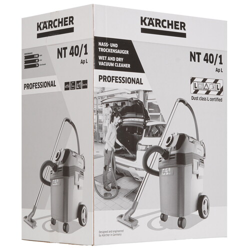 Купить Пылесос Karcher NT 40/1 Ap L серый  9189391. Характеристики, отзывы и цены в Донецке