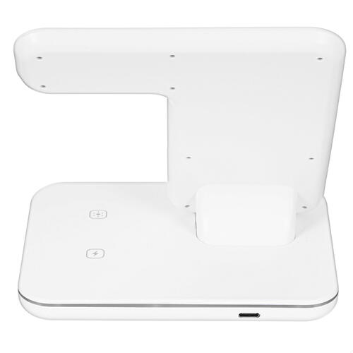 Купить Беспроводное зарядное устройство DEPPA Charging Stand Neo 3-in-1 белый  5098759. Характеристики, отзывы и цены в Донецке