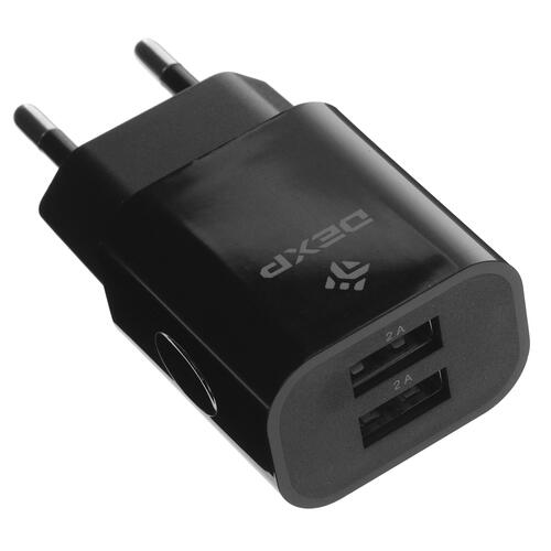 Купить Сетевое зарядное устройство DEXP IET002050 черный  1252671. Характеристики, отзывы и цены в Донецке