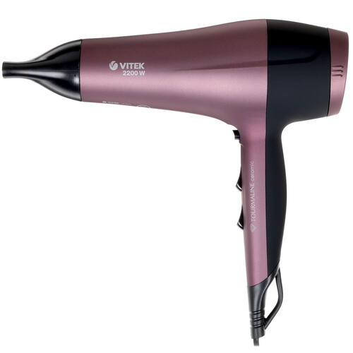 Купить Фен Vitek VT-2535 фиолетовый/черный  1662131. Характеристики, отзывы и цены в Донецке