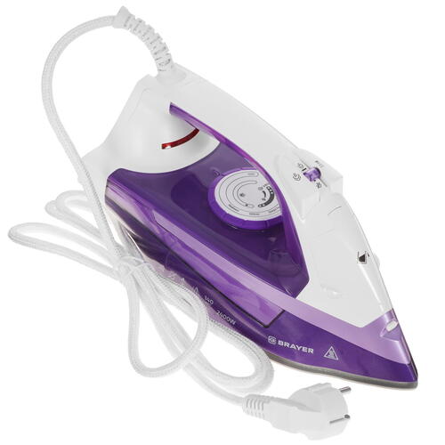 Купить Утюг BRAYER BR4004 фиолетовый  5352458. Характеристики, отзывы и цены в Донецке