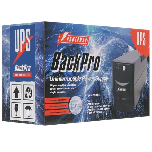 Купить ИБП Powerman Back Pro 650  9908182. Характеристики, отзывы и цены в Донецке