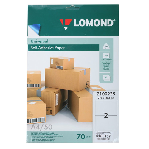 Купить Самоклеящаяся бумага Lomond А4 2100225  0186157. Характеристики, отзывы и цены в Донецке