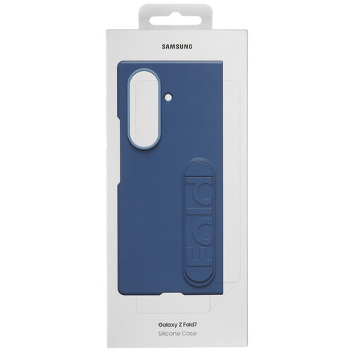 Купить Накладка  Samsung Silicone Case для Samsung Galaxy Z Fold7 синий  5634183. Характеристики, отзывы и цены в Донецке