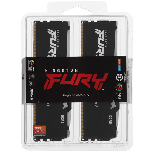 Купить Оперативная память Kingston FURY Beast Black RGB  5606235. Характеристики, отзывы и цены в Донецке