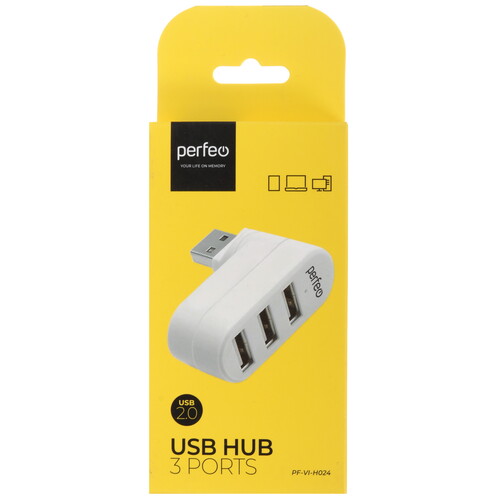 Купить USB-разветвитель Perfeo PF-VI-H024  5611303. Характеристики, отзывы и цены в Донецке