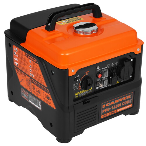 Купить Электрогенератор   бензиновый Carver PPG-1400I CUBE  9301546. Характеристики, отзывы и цены в Донецке