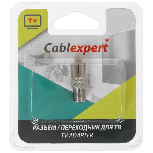 Купить Антенный переходник Cablexpert TV - F  4817024. Характеристики, отзывы и цены в Донецке
