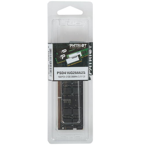 Купить Оперативная память SODIMM Patriot Signature Line [PSD416G26662S] 16 ГБ  1350988. Характеристики, отзывы и цены в Донецке