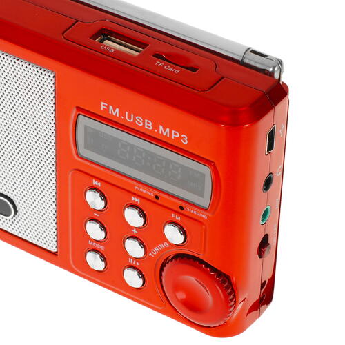 Купить Радиоприемник Perfeo Sound Ranger красный  5368032. Характеристики, отзывы и цены в Донецке
