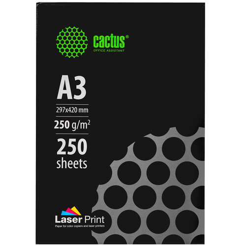 Купить Бумага Cactus CS-LPA3250250 белый  9289576. Характеристики, отзывы и цены в Донецке
