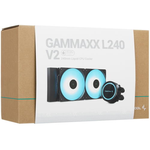 Купить Система охлаждения DEEPCOOL GAMMAXX L240 V2 [LGA1700]  4898020. Характеристики, отзывы и цены в Донецке