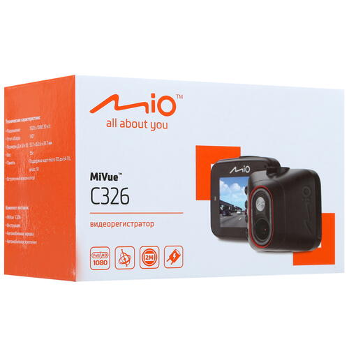 Купить Видеорегистратор Mio MiVue C326  1352127. Характеристики, отзывы и цены в Донецке