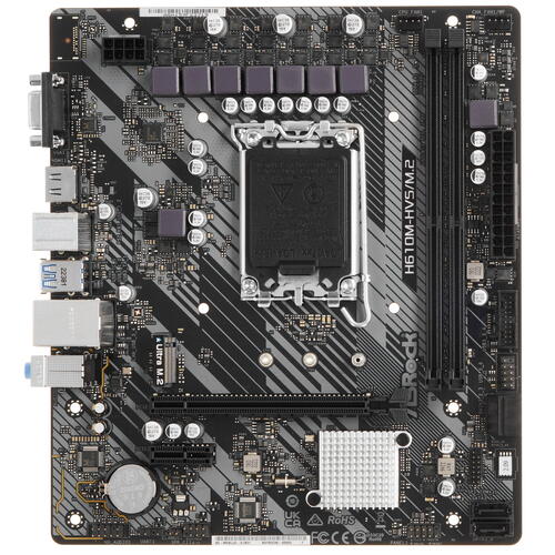 Купить Материнская плата ASRock H610M-HVS/M.2 R2.0  5417163. Характеристики, отзывы и цены в Донецке