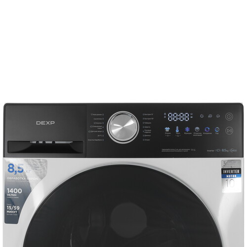 Купить Стиральная машина DEXP WF-8C2M белый  9246391. Характеристики, отзывы и цены в Донецке