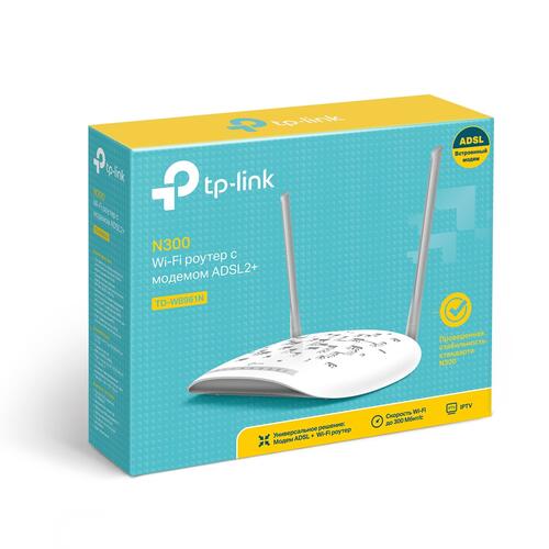 Купить Роутер ADSL2+ TP-LINK TD-W8961N  1009886. Характеристики, отзывы и цены в Донецке