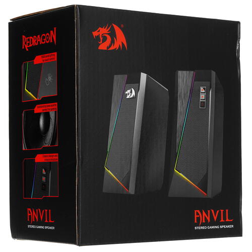 Купить Колонки Redragon Anvil черный  5358711. Характеристики, отзывы и цены в Донецке