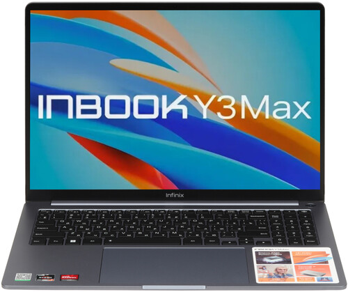 Купить 16" Ноутбук Infinix InBook Y3 MAX YL61A5 серый  5623653. Характеристики, отзывы и цены в Донецке