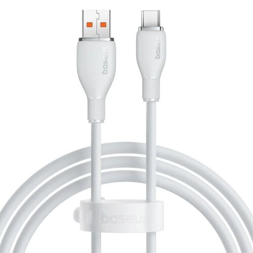 Купить Кабель круглый Baseus USB Type-C - USB 2.0 Type-A белый 1.2 м  9260764. Характеристики, отзывы и цены в Донецке