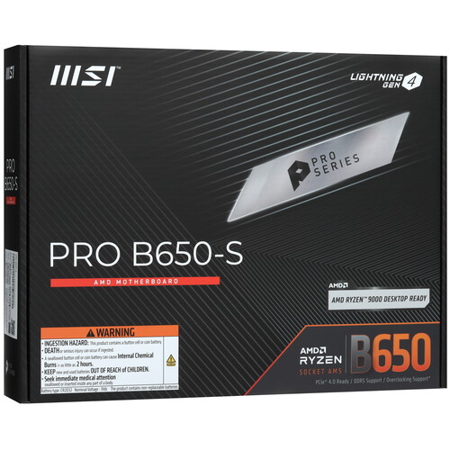 Купить Материнская плата MSI PRO B650-S  5622569. Характеристики, отзывы и цены в Донецке