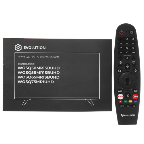 Купить 50" (126 см) Телевизор Evolution WOSQ50MR1SBUHD серый  9235406. Характеристики, отзывы и цены в Донецке