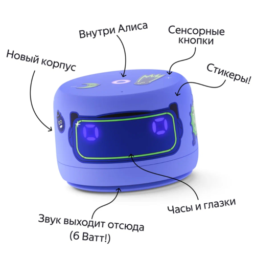Купить Умная колонка Яндекс Станция Лайт 2 фиолетовый  5479928. Характеристики, отзывы и цены в Донецке