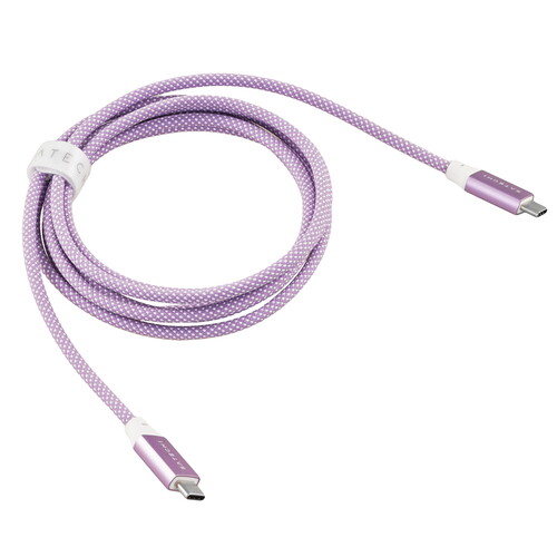 Купить Кабель круглый Satechi USB Type-C - USB Type-C фиолетовый 2 м  9073179. Характеристики, отзывы и цены в Донецке