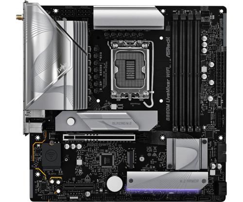 Купить Материнская плата ASRock B860 LiveMixer WiFi  5622736. Характеристики, отзывы и цены в Донецке