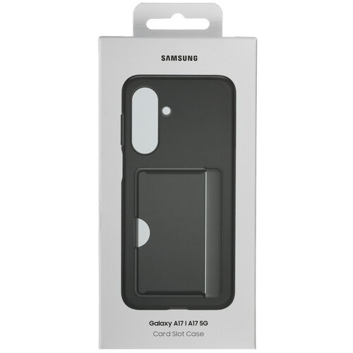 Купить Накладка  Samsung Card Slot Case для Samsung Galaxy A17 5G черный  5640426. Характеристики, отзывы и цены в Донецке