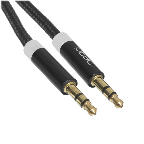 Купить Кабель   Pero jack 3.5 мм - jack 3.5 мм черный  5365820. Характеристики, отзывы и цены в Донецке