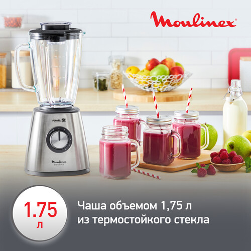 Купить Блендер стационарный Moulinex Blendforce 2 LM439D10 серебристый  5323262. Характеристики, отзывы и цены в Донецке