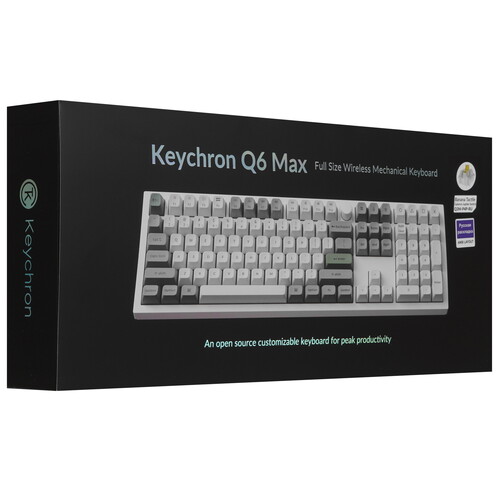 Купить Клавиатура  проводная + беспроводная Keychron Q6 Max  9310661. Характеристики, отзывы и цены в Донецке