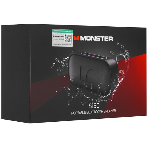 Купить Портативная колонка MONSTER S150, черный  9272369. Характеристики, отзывы и цены в Донецке