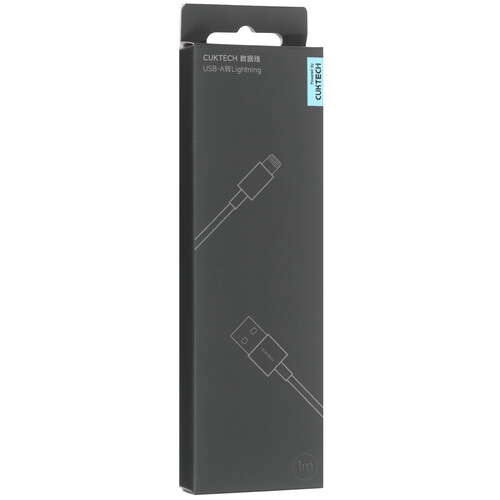 Купить Кабель круглый CUKTECH Lightning 8-pin - USB 2.0 Type-A белый 1 м  5470327. Характеристики, отзывы и цены в Донецке