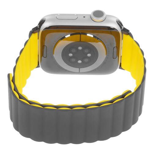 Купить Ремешок uBear для Apple Watch 38/ 40/ 41mm черный/желтый  5460690. Характеристики, отзывы и цены в Донецке