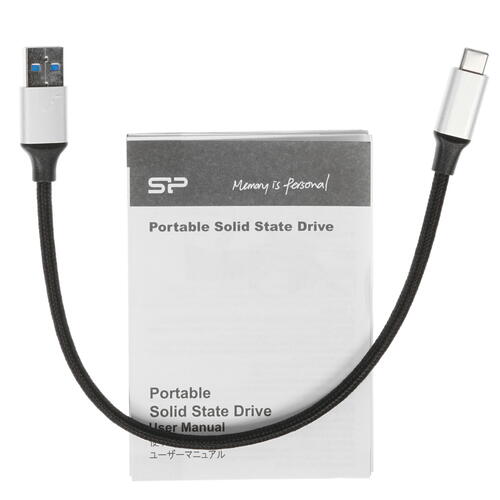Купить 480 ГБ Внешний SSD Silicon Power PC60 [SP480GBPSDPC60CK]  1663630. Характеристики, отзывы и цены в Донецке