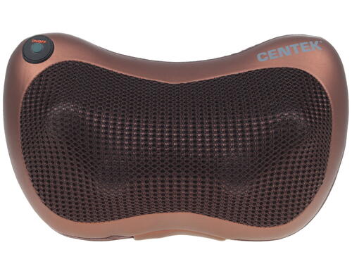 Купить Массажная подушка Centek CT-2197 коричневый  1139990. Характеристики, отзывы и цены в Донецке