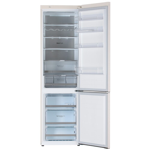 Купить Холодильник с морозильником   LG GA-B509MEUM бежевый  1686159. Характеристики, отзывы и цены в Донецке