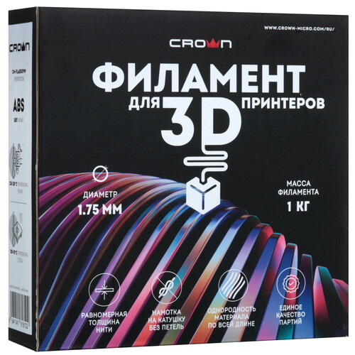 Купить Пластик CROWN CM-FILABS019W  9229237. Характеристики, отзывы и цены в Донецке