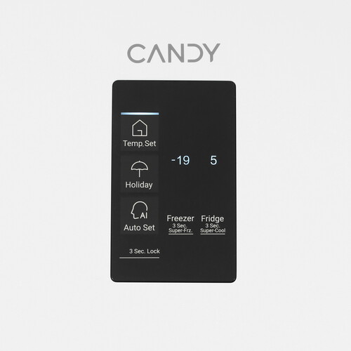 Купить Холодильник с морозильником   Candy CFN6185WDC белый  9248215. Характеристики, отзывы и цены в Донецке
