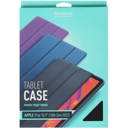 Купить Чехол-книжка BoraSCO для Apple iPad (10-11th Gen) черный  5608737. Характеристики, отзывы и цены в Донецке