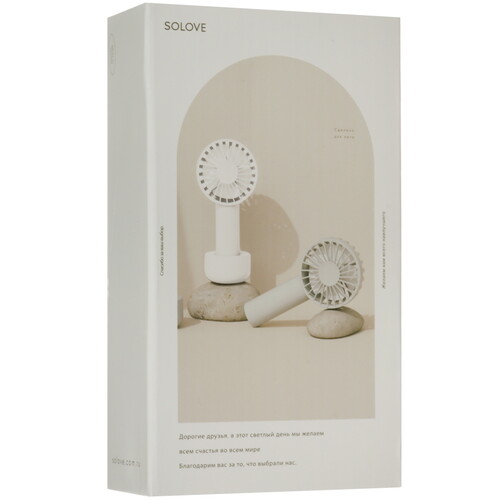 Купить Вентилятор SOLOVE N10  белый  9130055. Характеристики, отзывы и цены в Донецке