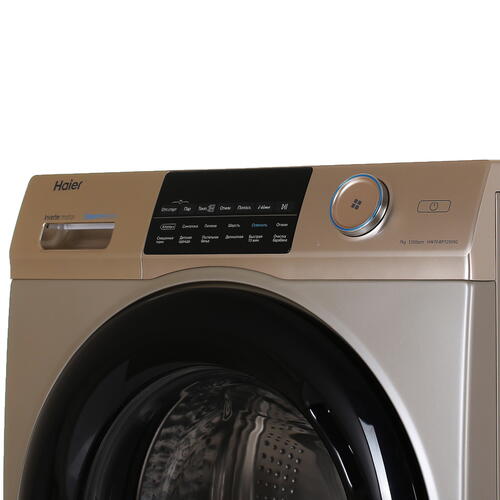 Купить Стиральная машина Haier HW70-BP12959G золотистый  5336191. Характеристики, отзывы и цены в Донецке
