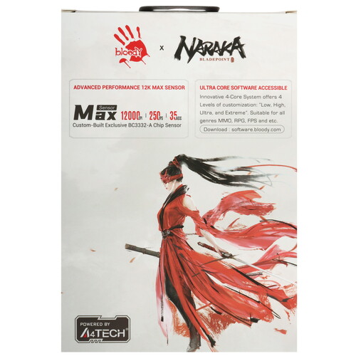 Купить Мышь проводная A4Tech Bloody W95 Max Naraka  9295944. Характеристики, отзывы и цены в Донецке