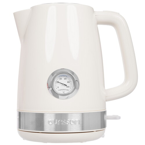Купить Электрочайник Oursson KE1716P/IV бежевый  9081573. Характеристики, отзывы и цены в Донецке